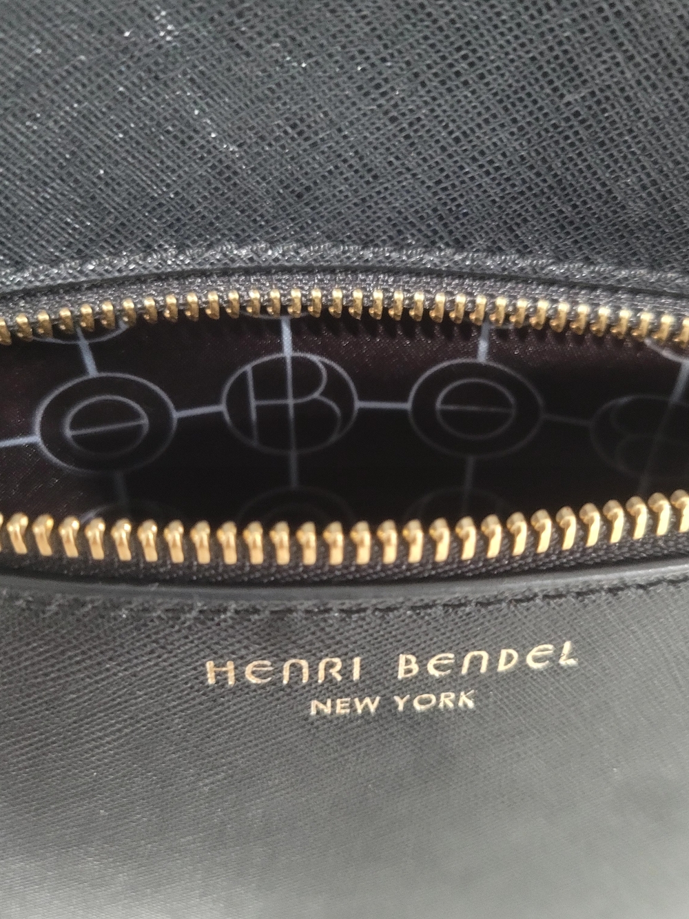 Henri Bendel($300 Retail) Black Leather Mini Backpack  Good Cond - Picture 12 of 17